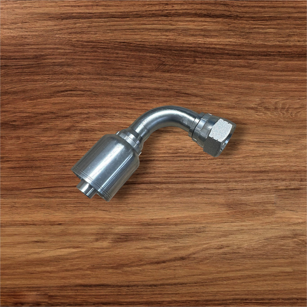 #8 JIC Female x 1/2” Pressure Hose Crimp - 90° Elbow