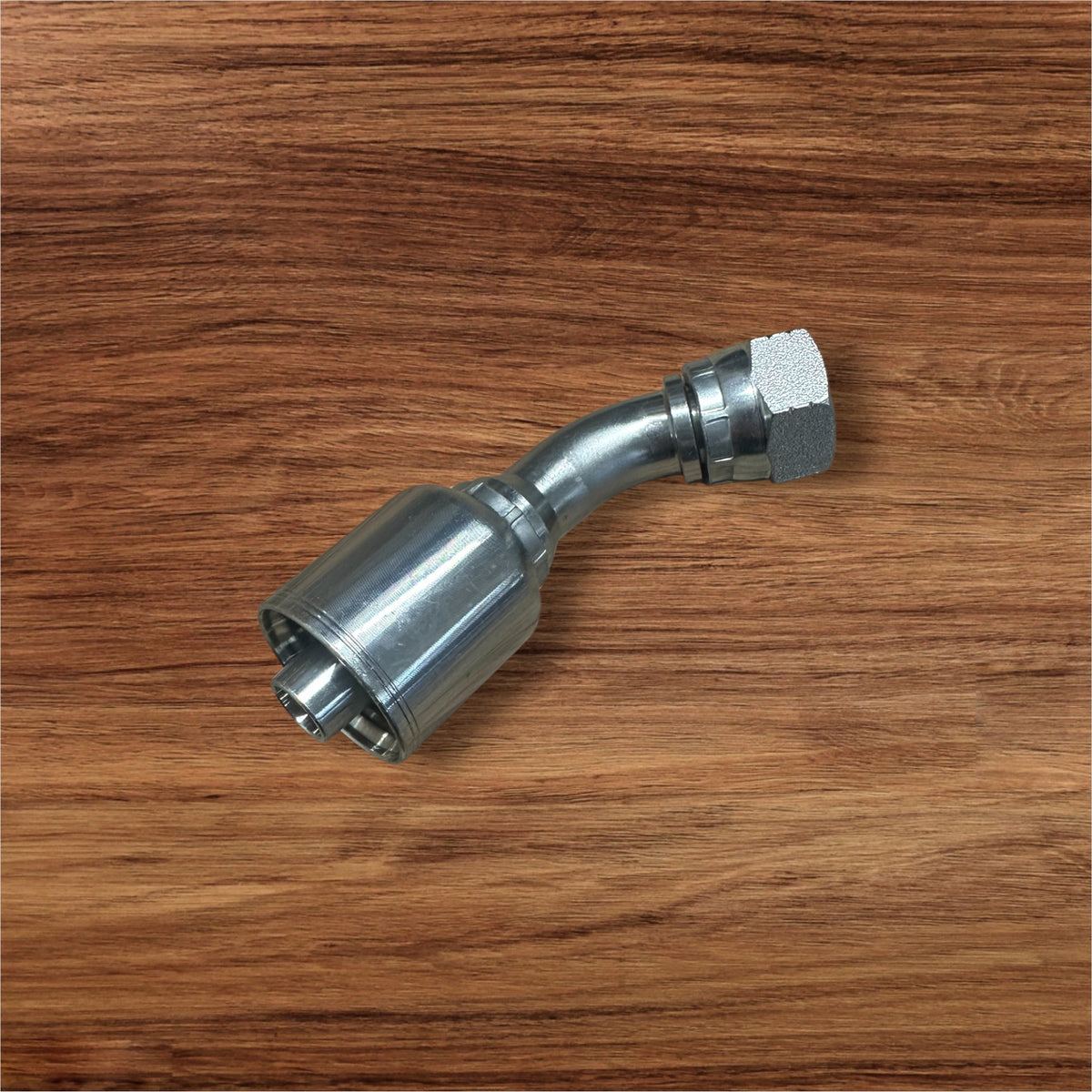 #8 JIC Female x 1/2” Hose Crimp - 45° Elbow