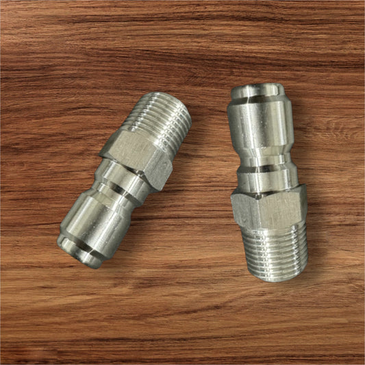 1/2” Male Stainless Steel Plug Quick Connect