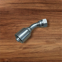 #8 JIC Female x 1/2” Hose Crimp - 45° Elbow