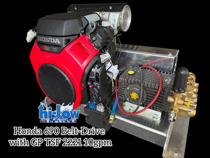 Hi-Low Honda 3000 PSI @ 10gpm Pressure Washer