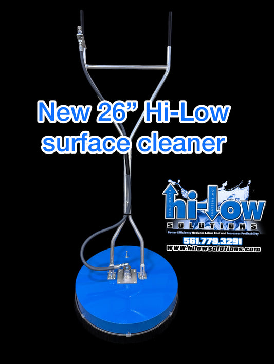 Hi-Low 26” Surface Cleaner— NEW & IMPROVED