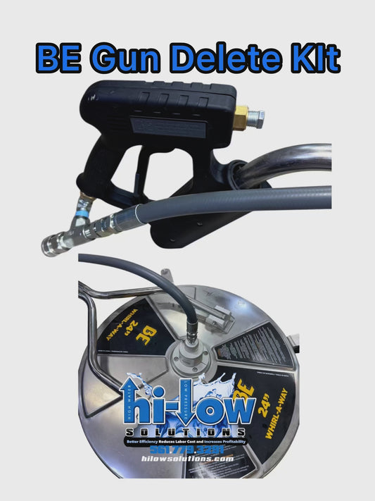 SprayGun Deletion Kit 3/8” QC for BE surface cleaners
