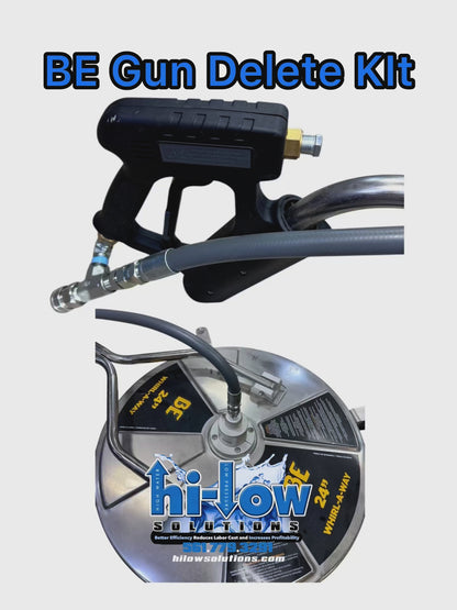 SprayGun Deletion Kit 3/8” QC for BE surface cleaners